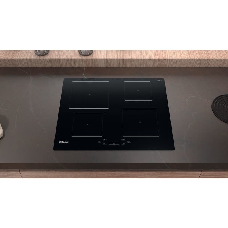 59cm 4 Zone Induction Hob Black - Hotpoint TQ 1460S NE - Naamaste London Homewares - 6