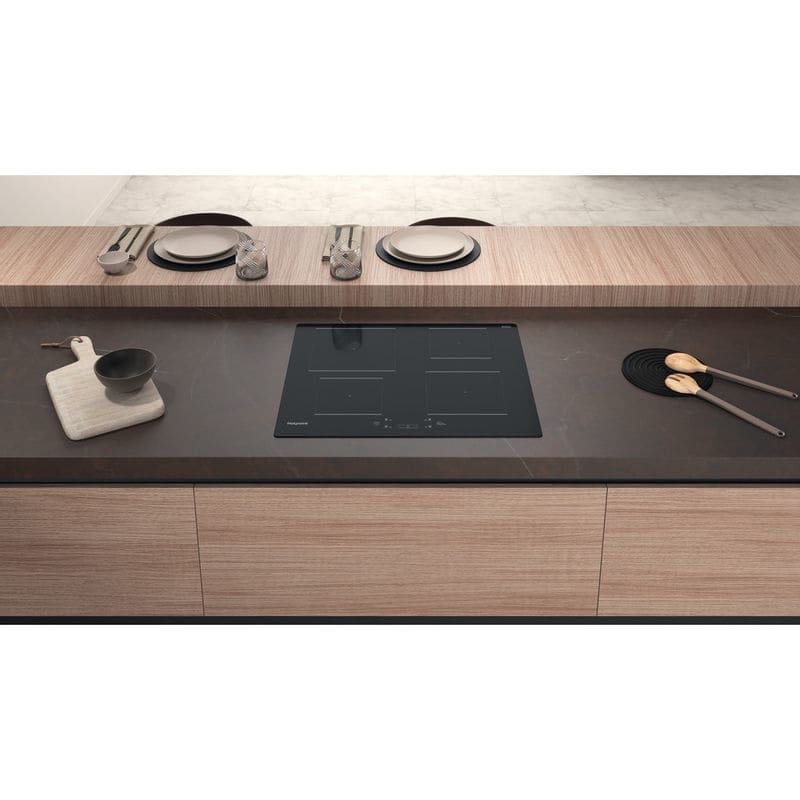 59cm 4 Zone Induction Hob Black - Hotpoint TQ 1460S NE - Naamaste London Homewares - 5