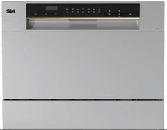 Table Top Dishwasher, Silver / LED Display - SIA TTD6S - London Houseware - 1