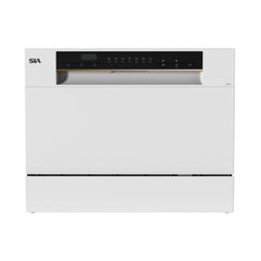 Table Top Dishwasher, White / LED Display - SIA TTD6W - London Houseware - 1