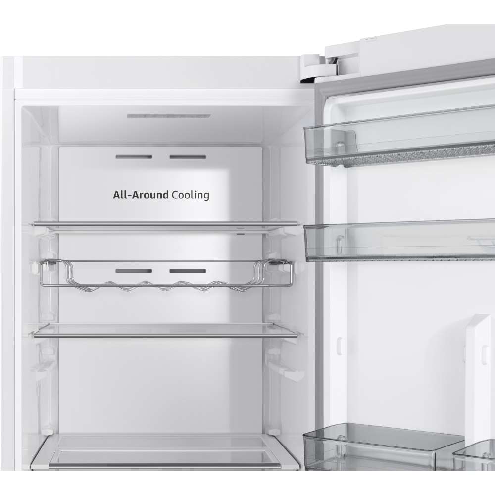 White One Door WiFi Fridge, Tall Freezer - Samsung - Naamaste London Homewares - 13