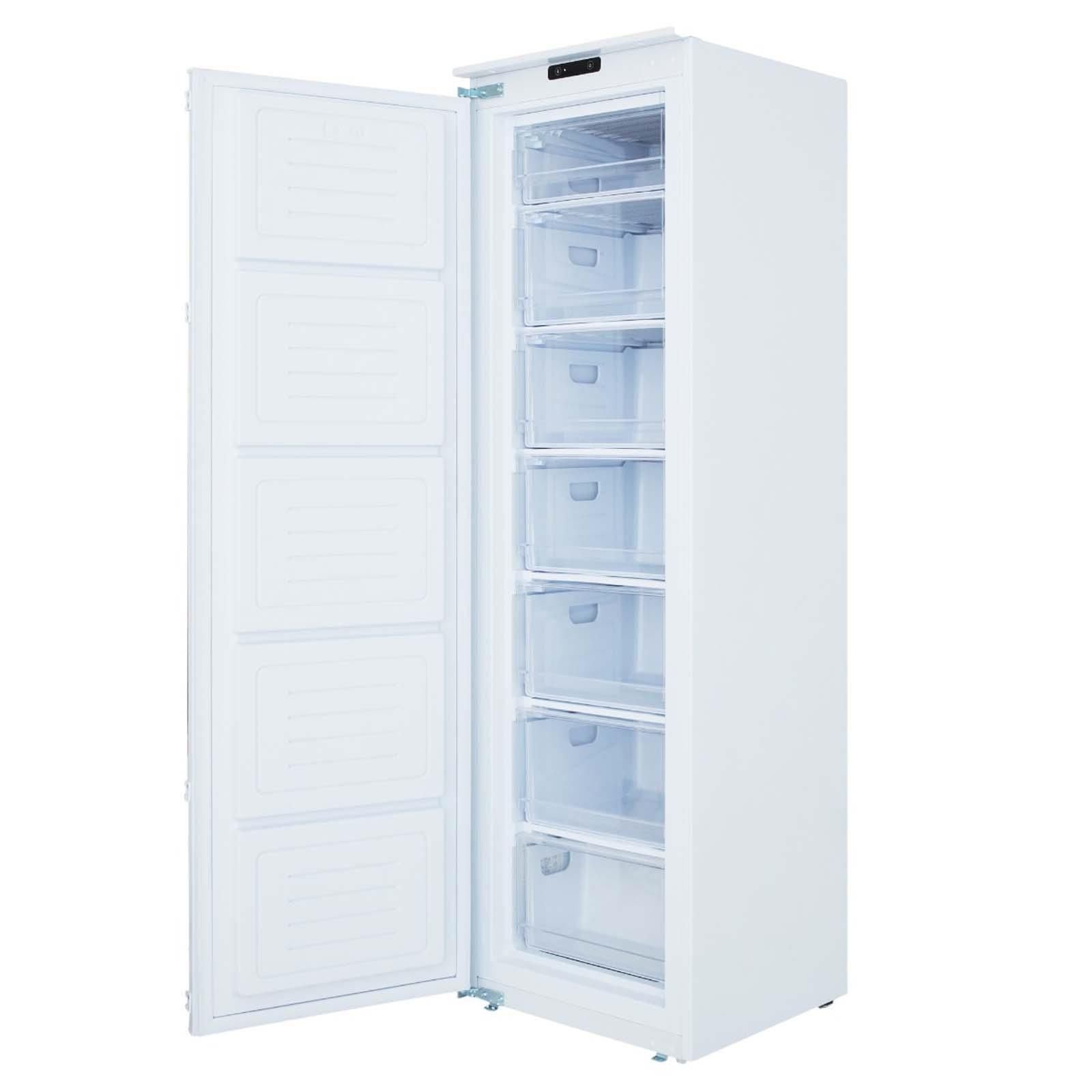 210L White Integrated Tall Freezer, Un-Branded - UB177FZ - London Houseware - 6