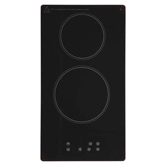 2 Zone Domino Electric Ceramic Hob - SIA UB30CH - London Houseware - 1