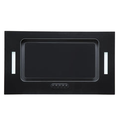 52cm Black Canopy Cooker Hood Extractor - SIA UCG52BL - London Houseware - 4