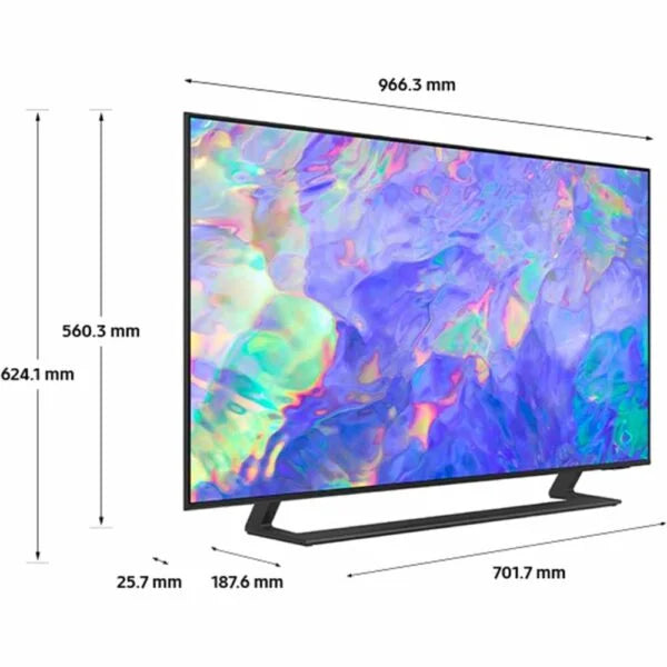 Samsung TV, 43 Inch Crystal UHD 4K HDR - CU8500 UE43CU8500KXXU - London Houseware - 12