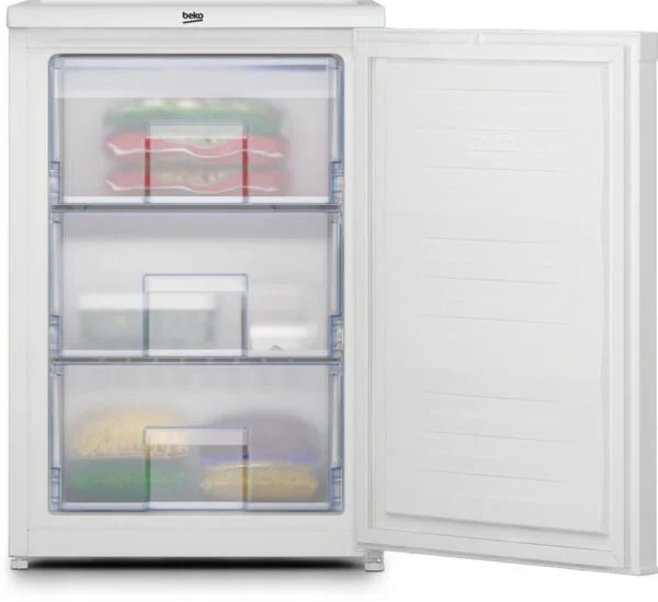 White Frost Free Undercounter Freezer - Beko UFF4584W - London Houseware - 3