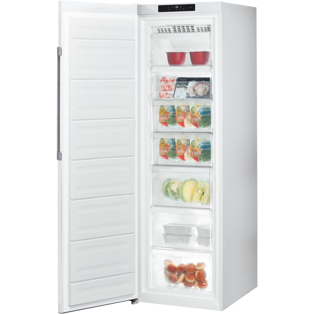 263L Freestanding Frost Free Tall Freezer, White - Hotpoint UH8F2CWUK - London Houseware - 2