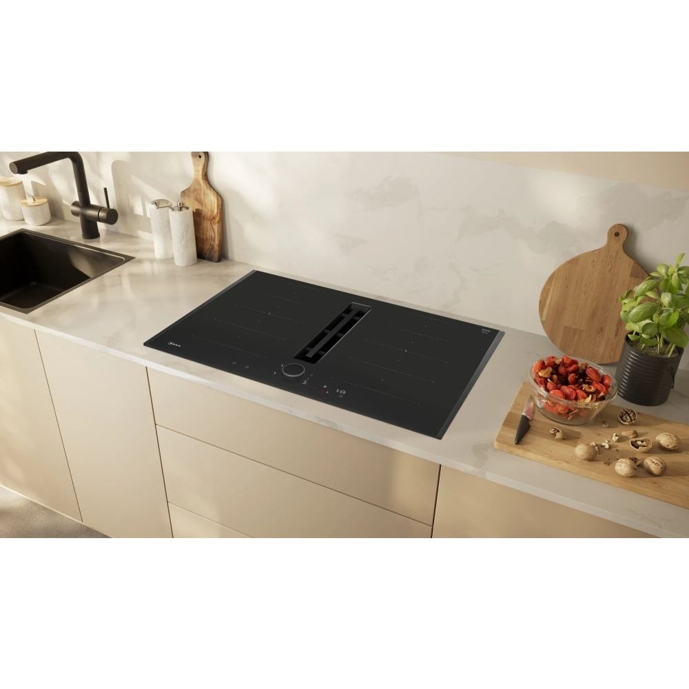 80cm Black Vented Induction Hob, B Rated - Neff V68AUX4C0 N90 - Naamaste London Homewares - 4