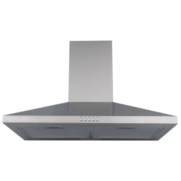 CDA WEH60SS- 60cm Stainless Steel Chimney Cooker Hood - London Houseware -1