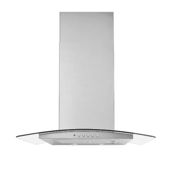 60cm SS Glass Chimney Cooker Hood - CDA WEP60SS - London Houseware - 1