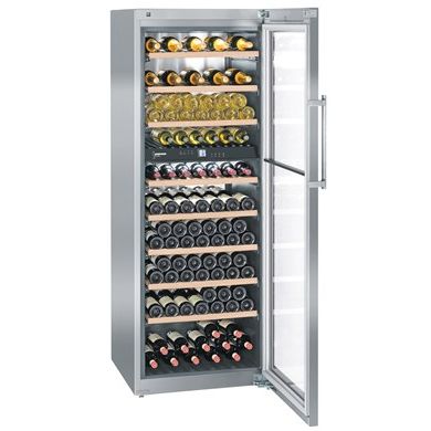 Upright Wine Fridge, SS/ 211 x 0.75ml – Liebherr WTES 5972 - London Houseware - 1