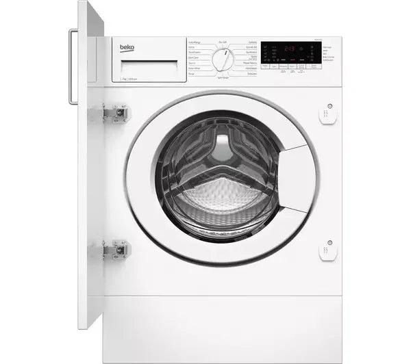 7kg Integrated Washing Machine- Beko WTIK72111 - London Houseware - 1