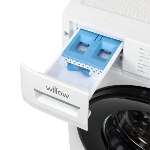 8kg Washing Machine White, Freestanding - Willow WWM81400IW - London Houseware - 6