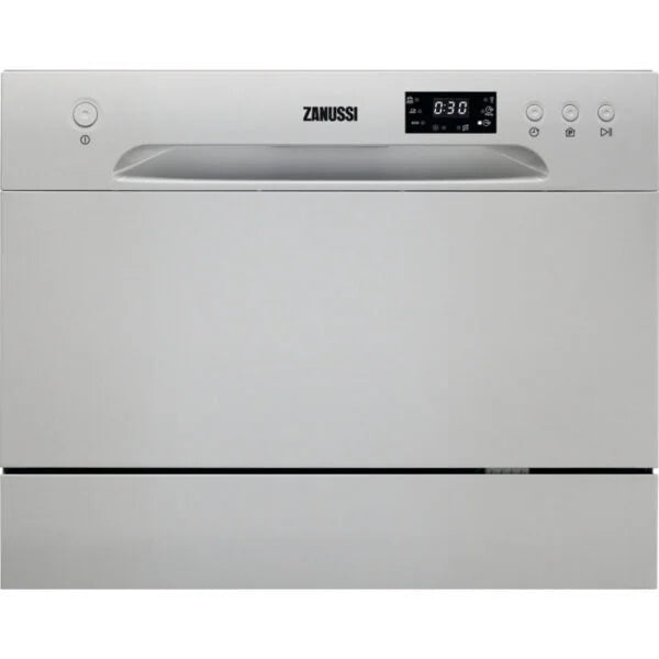 Compact Dishwasher, Silver Freestanding - Zanussi ZDM17301SA - London Houseware - 1