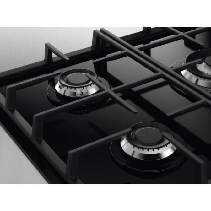 Zanussi Gas Hob 5 Burner Black Frameless - ZGGN755K - London Houseware - 5