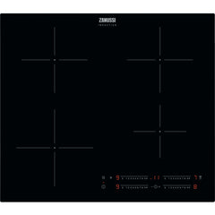 60cm 4 Zone Zanussi Induction Hob Black - ZITN644K - Naamaste London Homewares - 1