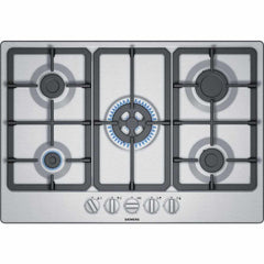 75cm Stainless Steel 5 Burner Gas Hob - Siemens EG7B5QB90 iQ300 - Naamaste London Homewares - 1