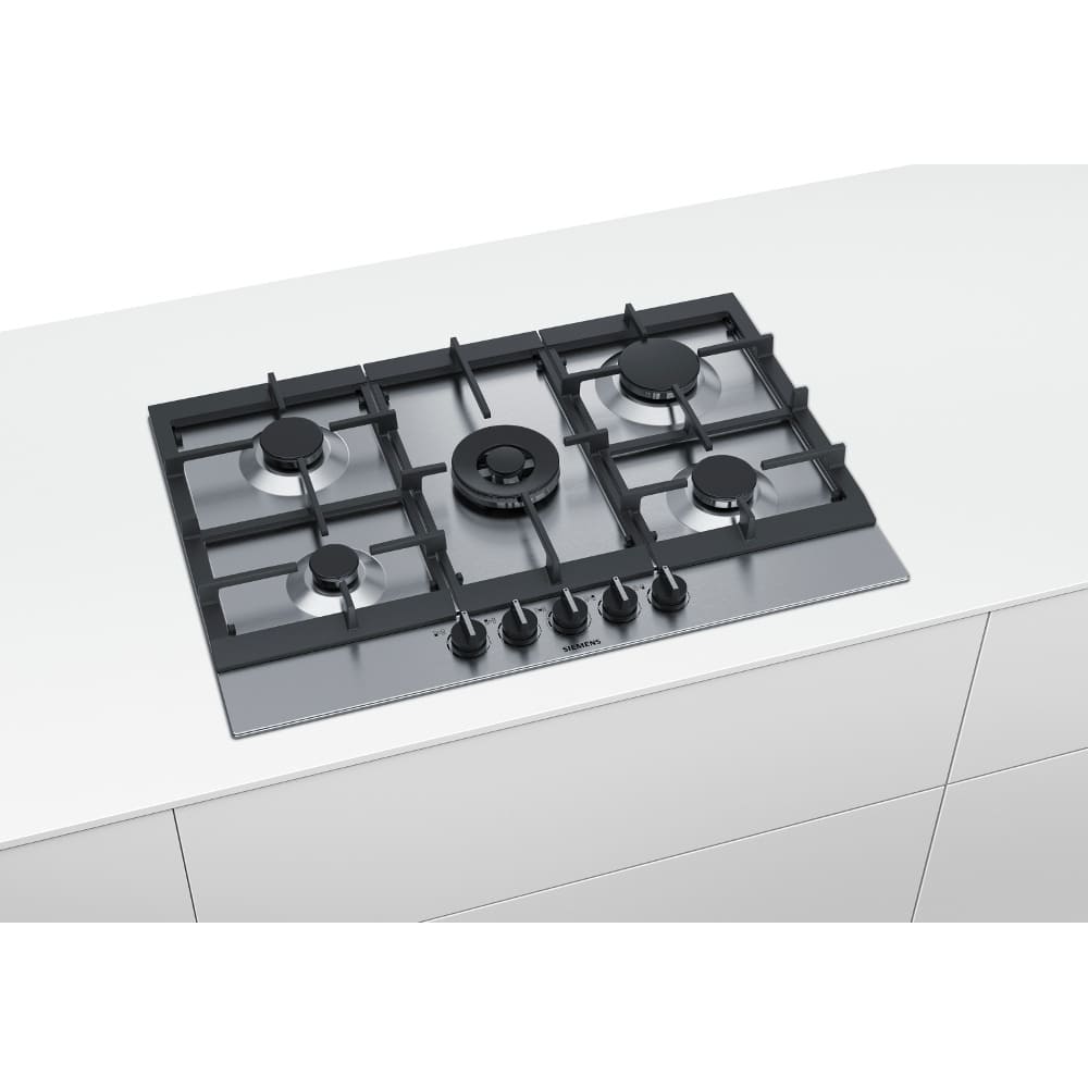 75cm 5 Burner Gas Hob Stainless Steel - Siemens EC7A5RB90 iQ500 - Naamaste London Homewares - 4