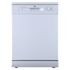 60cm White Freestanding Dishwasher / 12 Places - SIA SFSD60W - London Houseware - 1