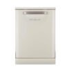 60cm Retro Freestanding Dishwasher, Cream - Montpellier MAB1353C - London Houseware - 1