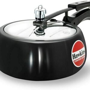 Hawkins CB35 - Contura Black 3.5L Hard Anodised Pressure Cooker - London Houseware - 1