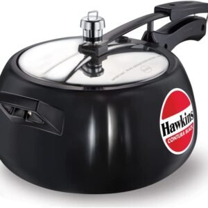 Hawkins CB50 - Contura Black 5L Hard Anodised Pressure Cooker - London Houseware - 1