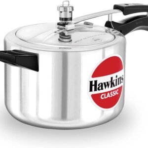 Hawkins CL50 - 5 Litre Silver Color Classic Pressure Cooker - London Houseware - 1