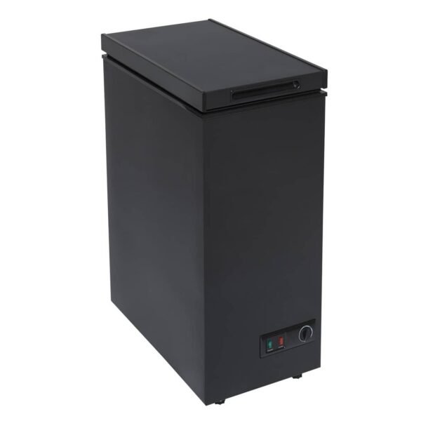 SIA CHF60B – 36cm Black Slimline Chest Freezer - London Houseware - 1