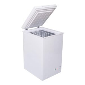 SIA CHF100W - 48cm White Freestanding Slimline Chest Freezer - London Houseware - 1