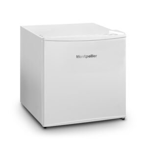 43L White Mini Fridge with Ice Box – Montpellier MTTR43W - London Houseware - 1