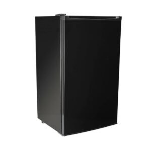 SIA 48cm Black Freestanding 91L Under Counter Larder Fridge - London Houseware - 1