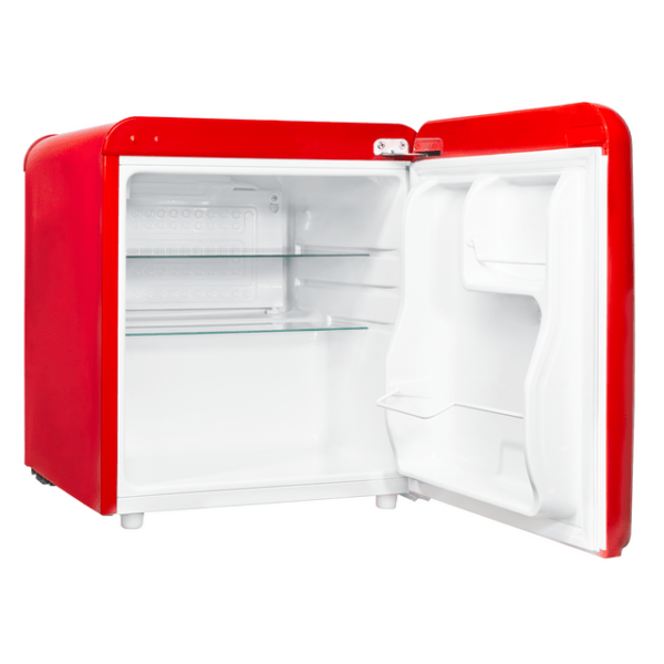 SIA rfm44r - 45L Red Retro Mini Fridge/Drinks Cooler - London Houseware - 2
