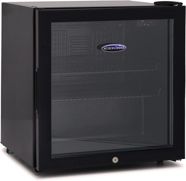 Iceking DF48K - 49L Black Tabletop Mini Drinks Fridge - London Houseware - 2