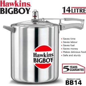 5L Black Contura Pressure Cooker - Hawkins CB50