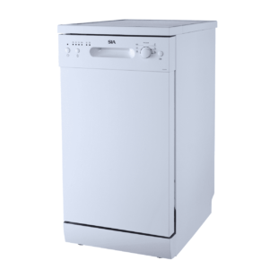 45cm Freestanding Slimline Dishwasher - SIA SFSD45W - London Houseware - 1