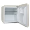 45L Cream Retro Mini Fridge - Montpellier MAB55C - London Houseware - 3