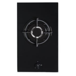 30cm Black Single Burner Glass Gas Hob – SIA GHG101BL - London Houseware - 1