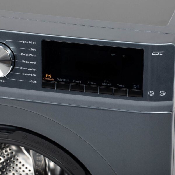 8kg Washing Machine Grey, Freestanding - Willow WWM81400IG - London Houseware - 4