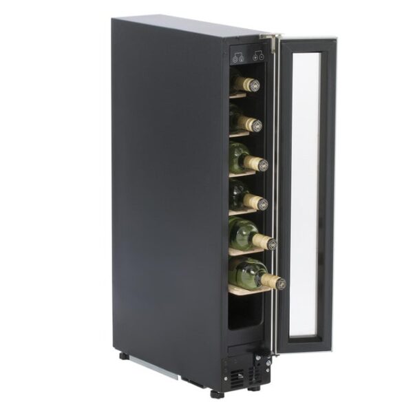 SIA WC15SS - 15cm 7 Bottle LED Under Counter Wine Cooler - London Houseware - 4