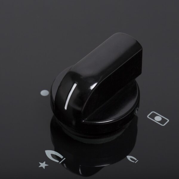 30cm Black Single Burner Glass Gas Hob – SIA GHG101BL - London Houseware - 2