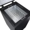 SIA CHF100B - 48cm Black Freestanding Slimline Chest Freezer - London Houseware - 5