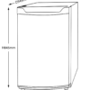 SIA UCF50WH – 50cm wide 80L White Under Counter Freezer - London Houseware - 8