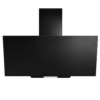 SIA AH70BL- 70cm Black Angled Glass Chimney Cooker Hood - London Houseware - 1