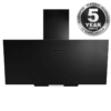 SIA AH70BL- 70cm Black Angled Glass Chimney Cooker Hood - London Houseware - 6