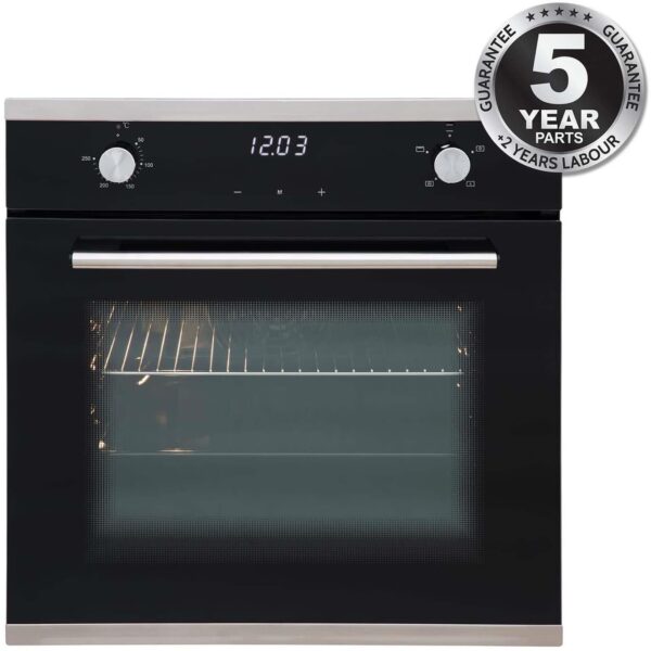 60cm Built In Electric Oven, Black - SIA SO103 - London Houseware - 5