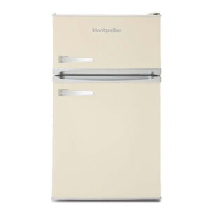 88L Cream Retro Fridge Freezer – Montpellier MAB2035C - London Houseware - 1