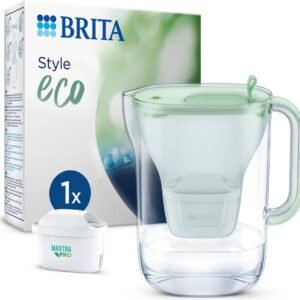 BRITA Style Eco Water Filter Jug, Green +MAXTRA PRO cartridge - London Houseware - 1
