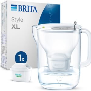 BRITA Style XL Water Filter Jug, Grey +MAXTRA PRO cartridge - London Houseware - 1