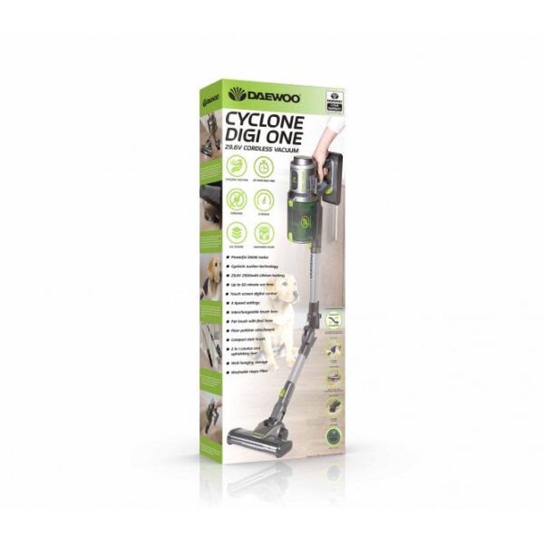 Digital Cordless Vacuum Cleaner - Daewoo FLR00043GE - London Houseware - 7