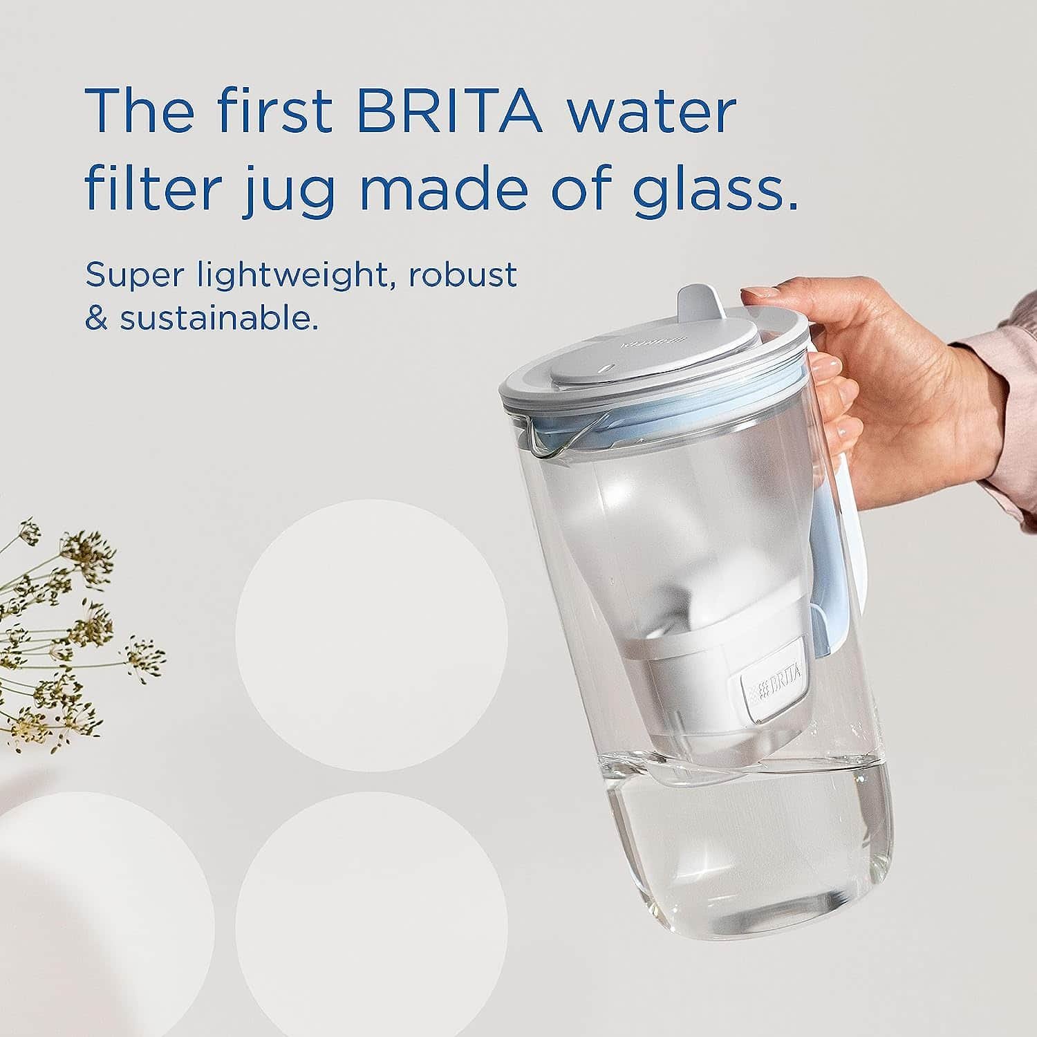 Water Filter Jug Brita Marella 2.5 liter with 1 free filter